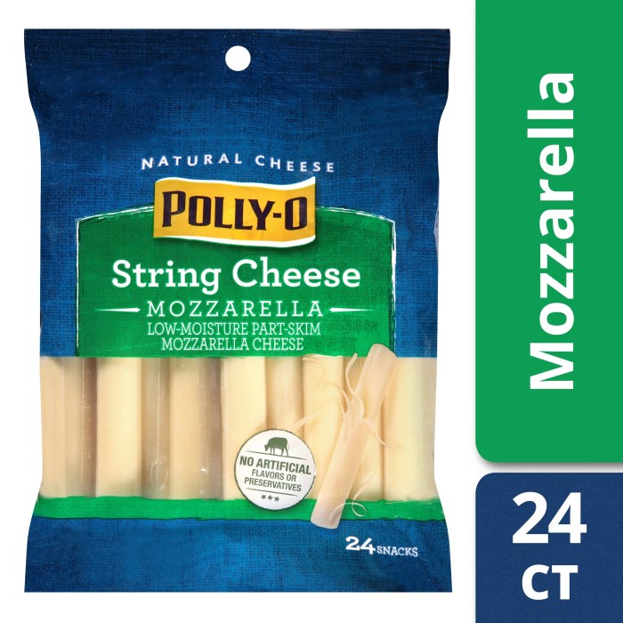 Polly o cheese stick nutrition