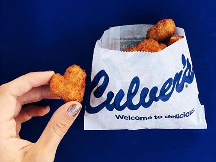 Culver's cheese curds nutrition information