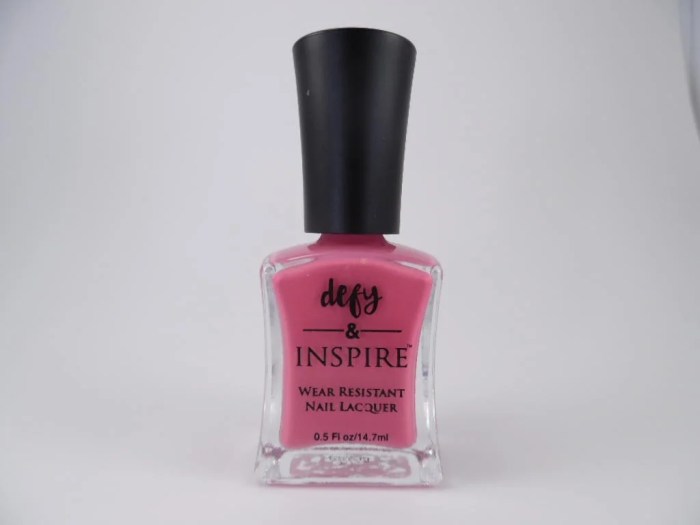 Defy and inspire nail polish