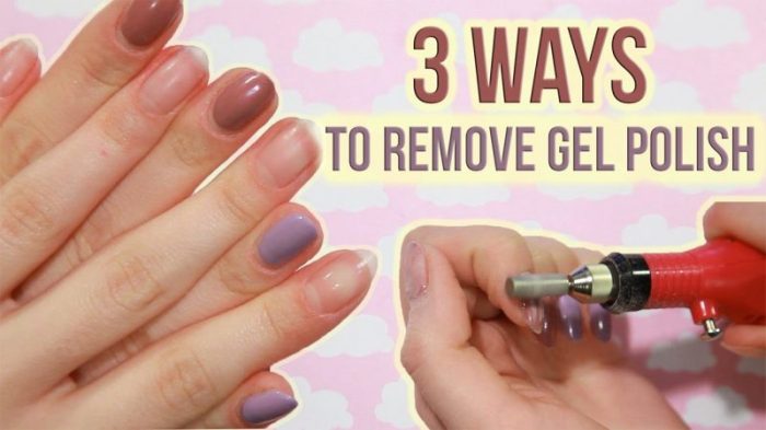 What to use to remove gel nail polish