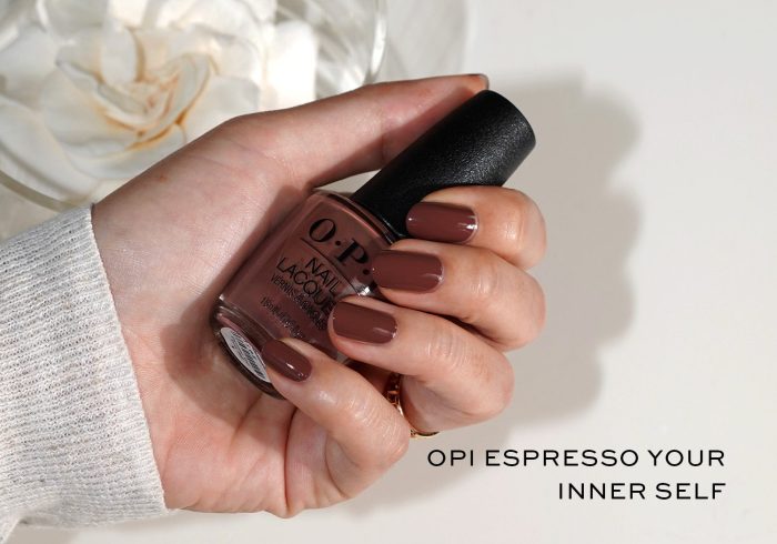 Brown skin nail polish color