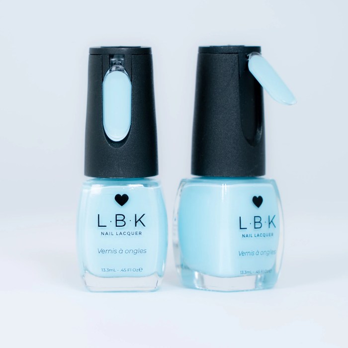 Nail lacquer lbk impressions reach coats thin coverage needs sweetpeas bluetiful